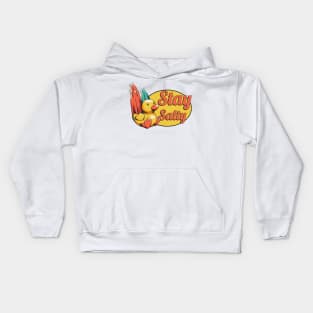 Stay Salty Duck Kids Hoodie